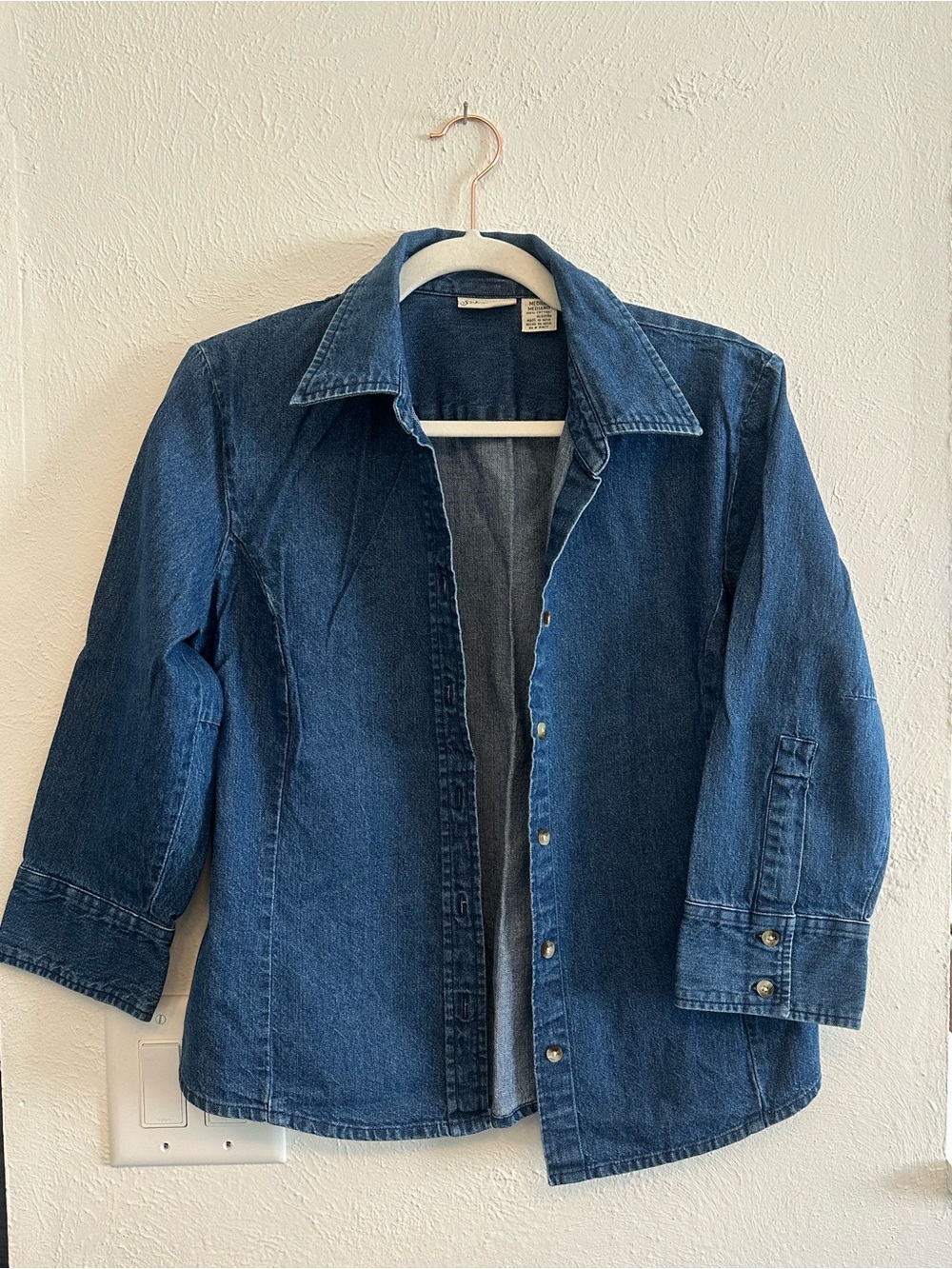 St. John's Bay Blue Denim Shirt Jacket